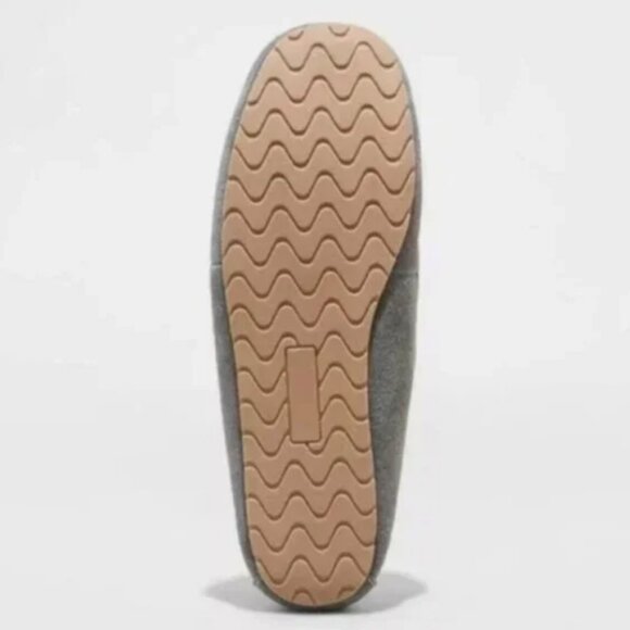 Women's Gemma Moccasin Slippers Gray Suede Leather - Stars Above™ 9 - Picture 4 of 8